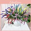Bouquet Simulated Lavender Artificial Plastic Artificial Flower For Decor Indoor