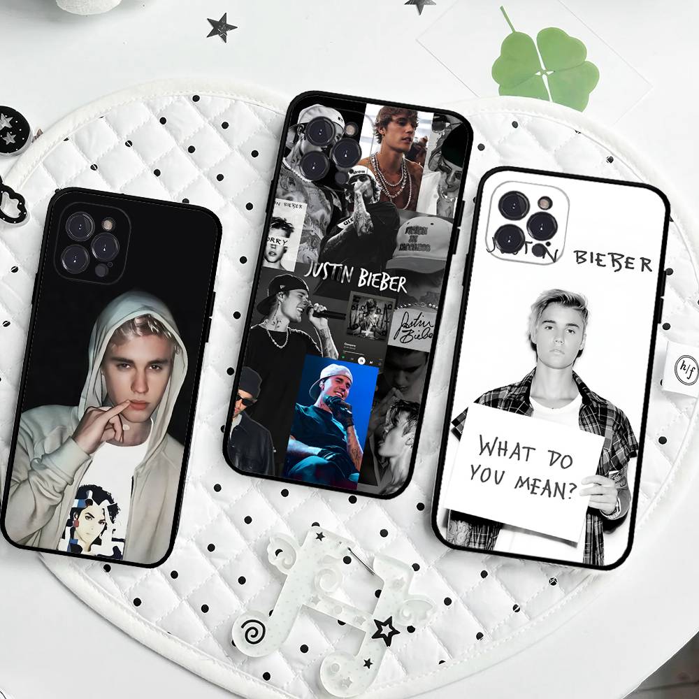 Sänger J-Justin B-Bieber Handyhülle für iPhone 17 16 Pro Max 15 14 13 12 11 Mini Plus Handyhülle