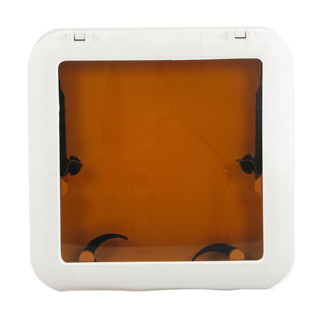 495mm Boat Portlight Hatch Window Square Push Out Deck Hatch Porthole Skylights Escape Window for Boat Yacht Nautical RV