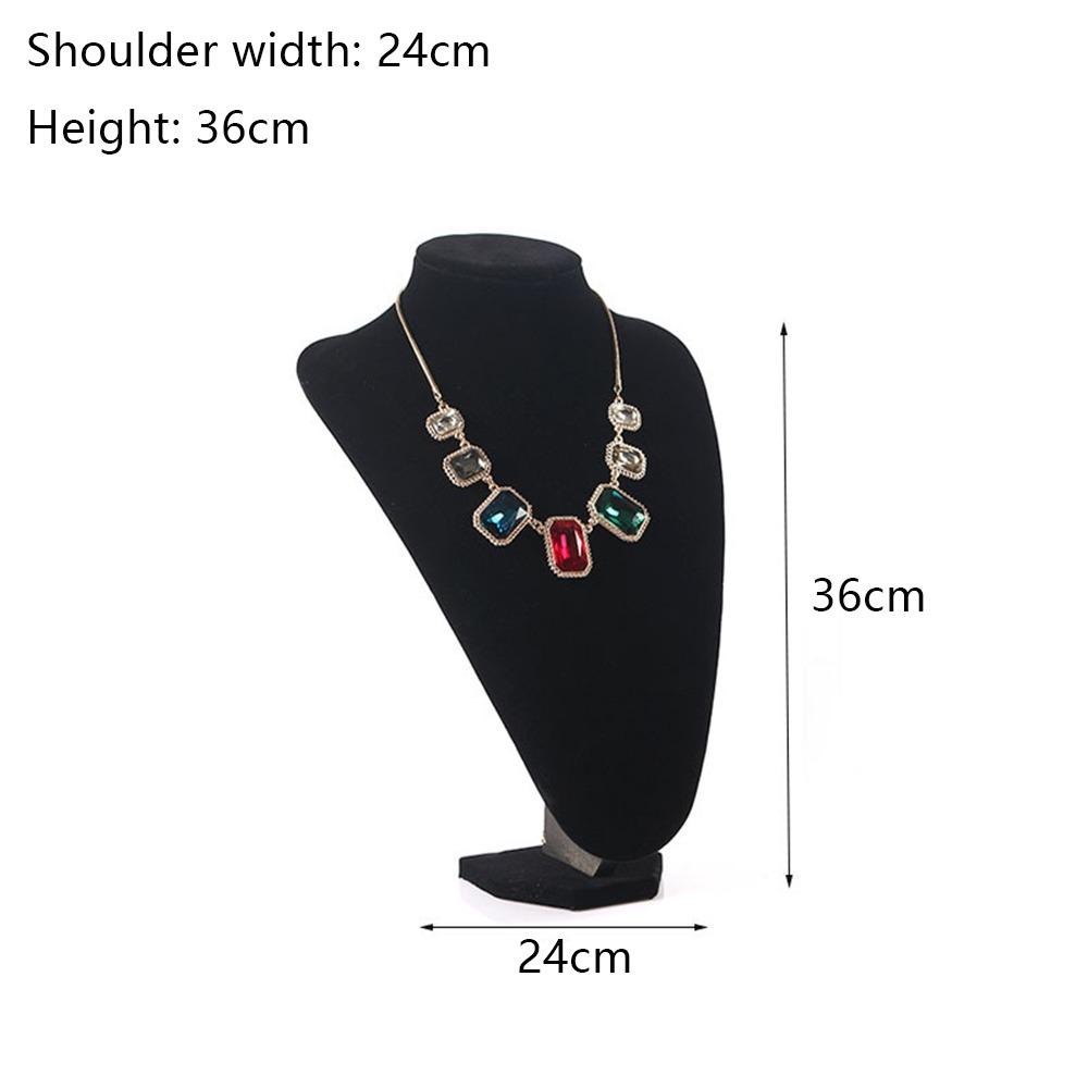 

Подвеска Дисплей Подставки для ожерелий Розничный Магазин Дисплей Органайзер Подставка Новый Держатель Бюст 36x24cm