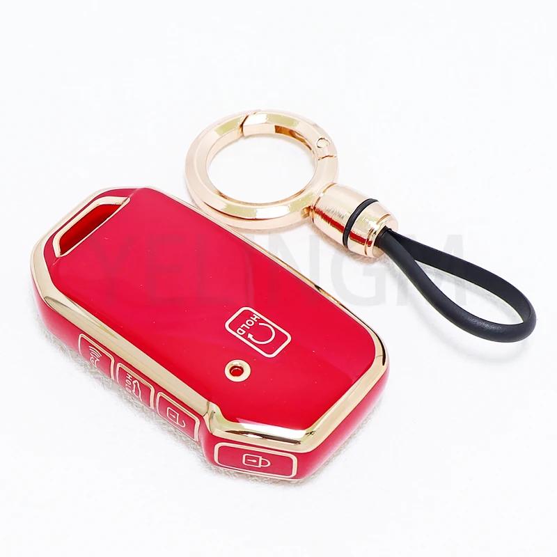 Remote Key Smart 5 Button Tpu Car Key Case Cover For Kia Telluride Telluride Sx Sportage R K5 Gt Line Seltos
