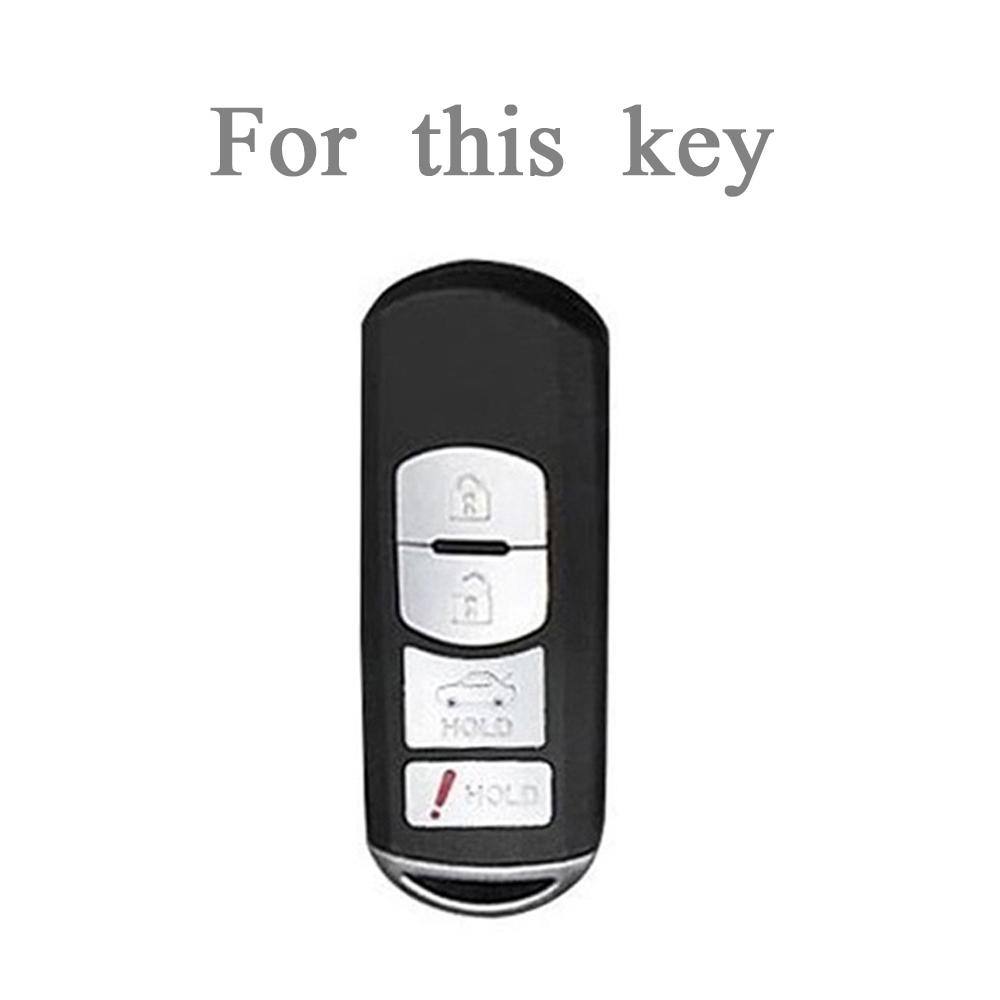 4 Buttons Car Key Case Cover for Mazda 2 3 5 6 BL BM GJ Atenza Axela Demio CX-3 CX3 CX-5 CX5 CX7 CX-9 CX8