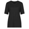 Shop   Women Slub CoTTon V Neck ShorT sleeVe T shirT Brown Dai Wsh 0520