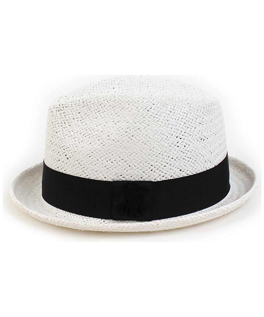 Yunibeosyeolkemiseuteuli Punk Short White Summer Fedora Summer Hat