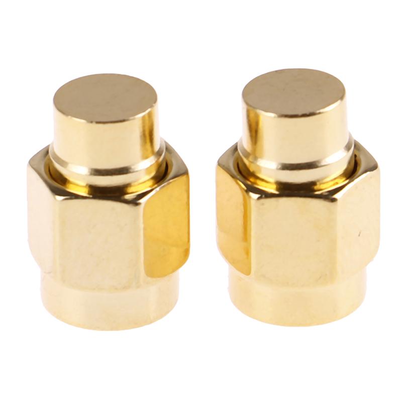 2Pcs 2W 6Ghz 50 Ohm Sma Male Rf Coaxial Termination Dummy Load Gold Plated Cap