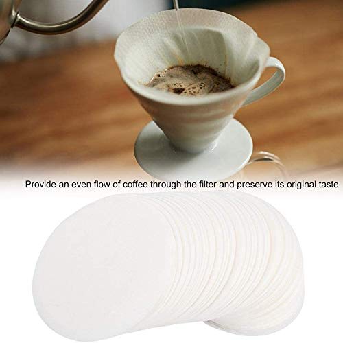 Limnyves 350-Piece Round Disposable Drip Coffee Filter Paper Strainer for Aeropress Coffee Makers and Espresso Makers