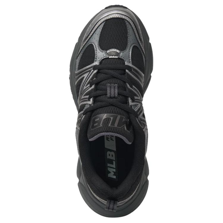 New MLB Chunky Runner Ace Runner Anti Slip Wear Resistant Low Top Running Shoes Unisex Black 3ARNACE4N-50BKS