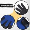 2mm Neoprene Non-slip Diving Gloves with 5 Fingers for Kayaking, Fishing, Canoeing, Winter Swimming