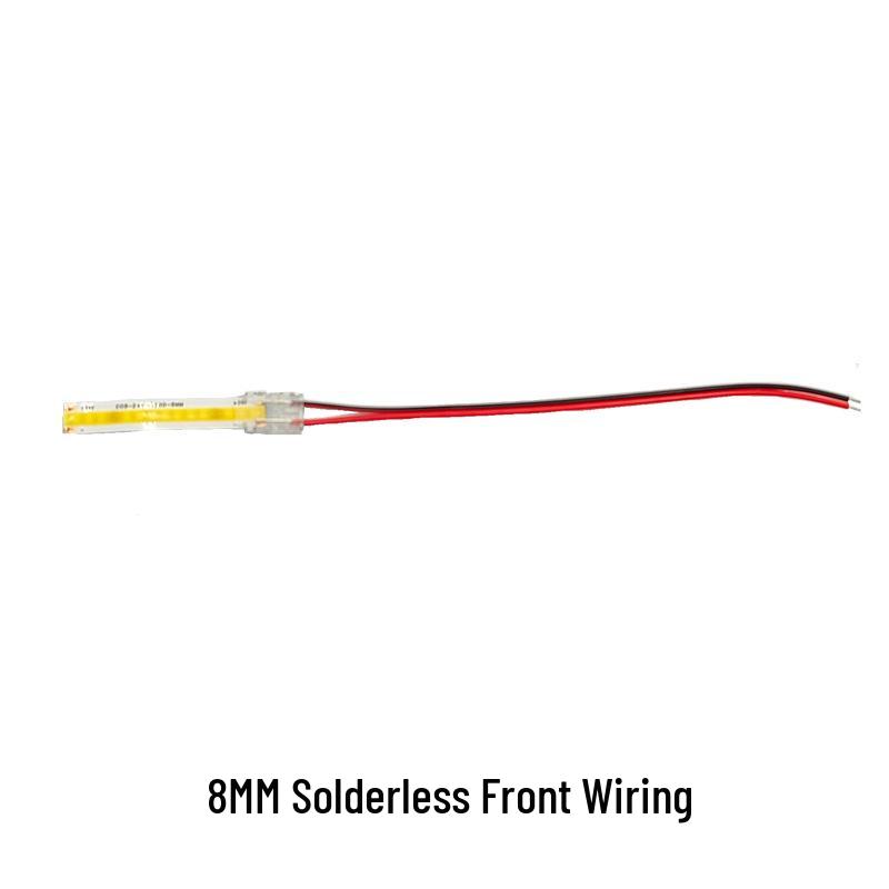 COB LED Strip Light 12V/24V, 320/480 LEDs, 8MM, 90 CRI, Self-Adhesive, Aluminum Channel.