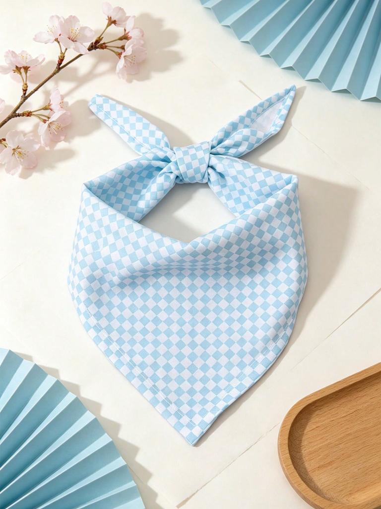 Summer Fruit Print Soft Dog Triangle Bandana, Pet Scarf Bib Accessory