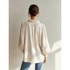 New Arrival Women’s V-neck Ruffled Long-sleeved Loose-fit Casual Shirt Top