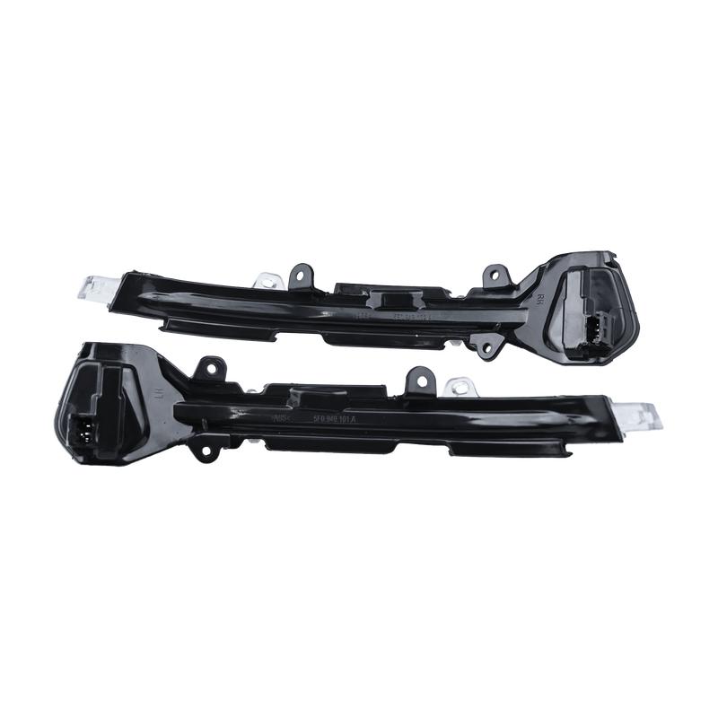 2Pcs Dynamic LED Turn Signal Side Mirror Indicator Smoked Lens for Seat Leon MK3 5F 2013- Ibiza MK5 Arona 2017-