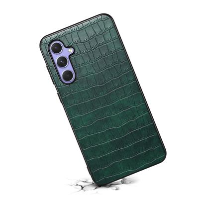 For Samsung Galaxy A54 5G Cases Crocodile Textured Leather+PC+TPU Phone Cover