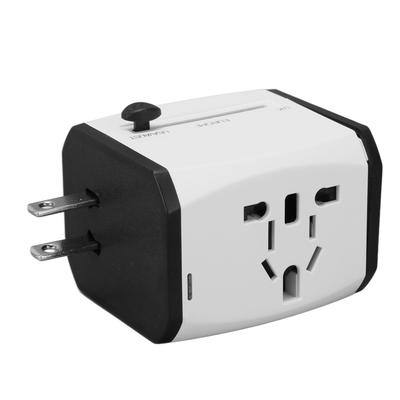 Universal Travel Power Adapter 6A 2xUSB3.0A USB C All In One Worldwide Adapter Wall Charger for