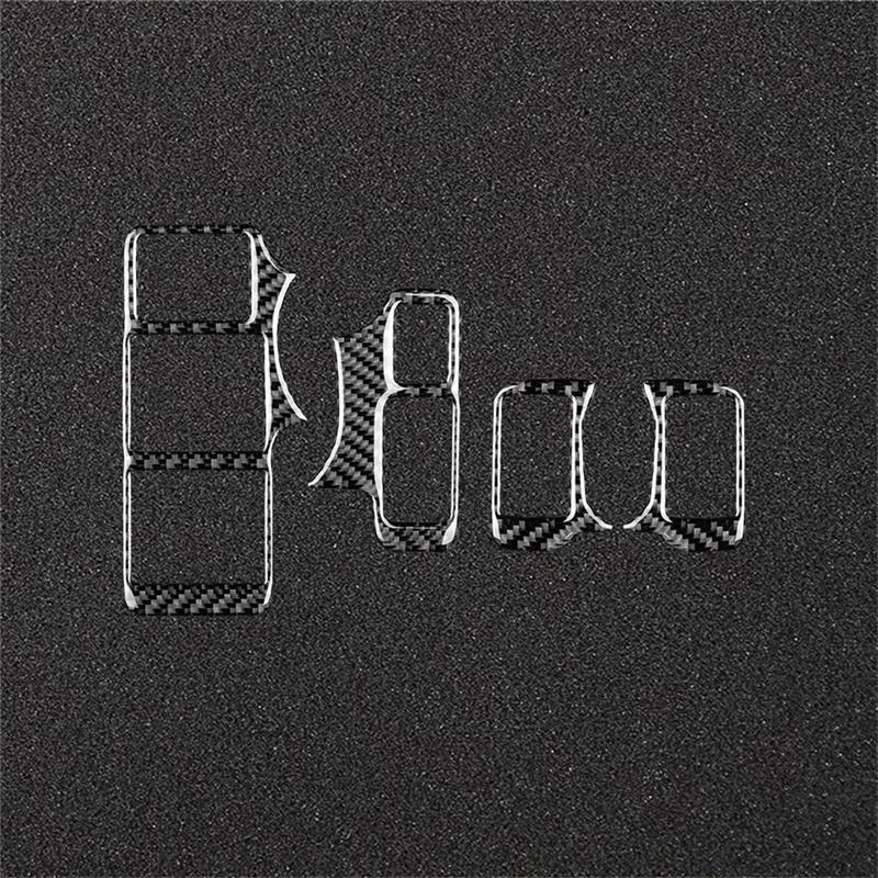 Switch Panel Interior Trim Car Switch Panel Accessories Carbon Fiber For Acura TL 2009-2014