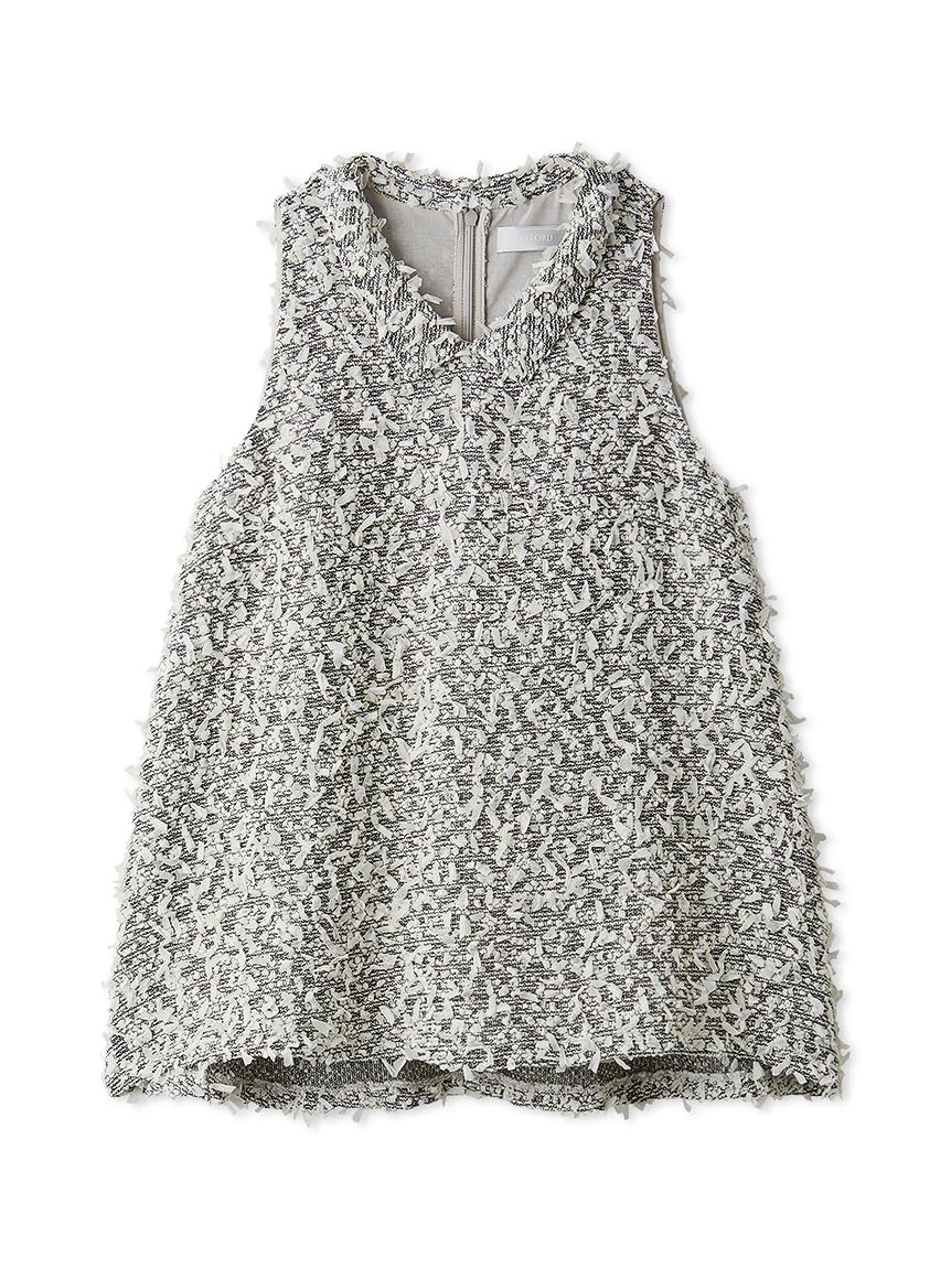 

Selford Blouse CWFB254100 MIX Women s Tweed-Like A-Line