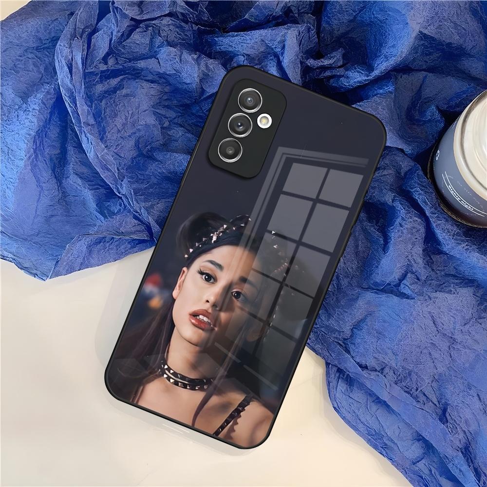 A-Ariana G-Grandes Handyhülle für Samsung Galaxy S25 S24 S30 S21 S23 S20 S22 Fe Note 20 Pro Ultra Plus Glas Hülle