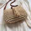 Straw Bag Women's Beach Shoulder Bag Crossbody Bag Large Capacity Women's Bag