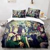 Comforter 3D Print Fairy Tail Anime Natsu Bedding Set Bed Set Comforter King Queen Size Boys Adult