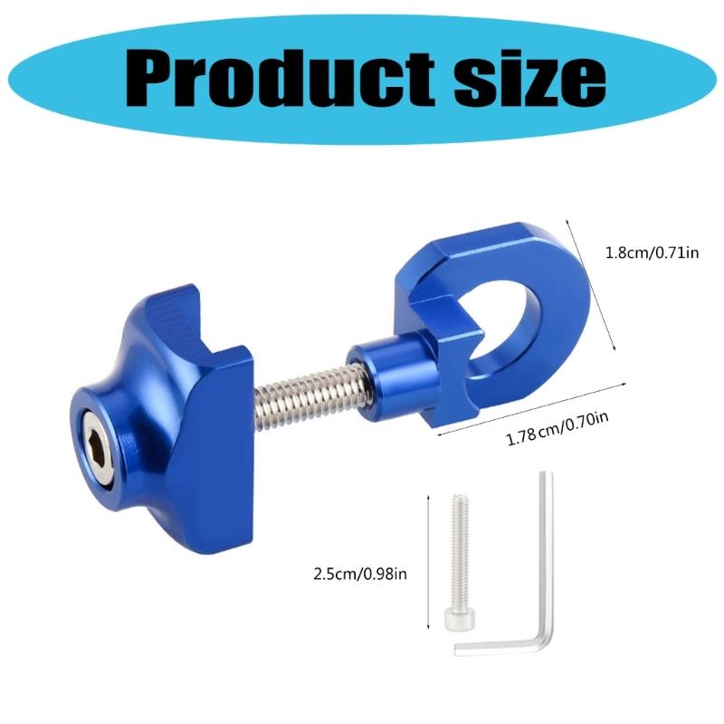 Bicycles Chain Adjuster Tensioner Fastener Aluminum Alloy Bike Chain Fastener Bike Bolt Screw for Single Speed Bicycles