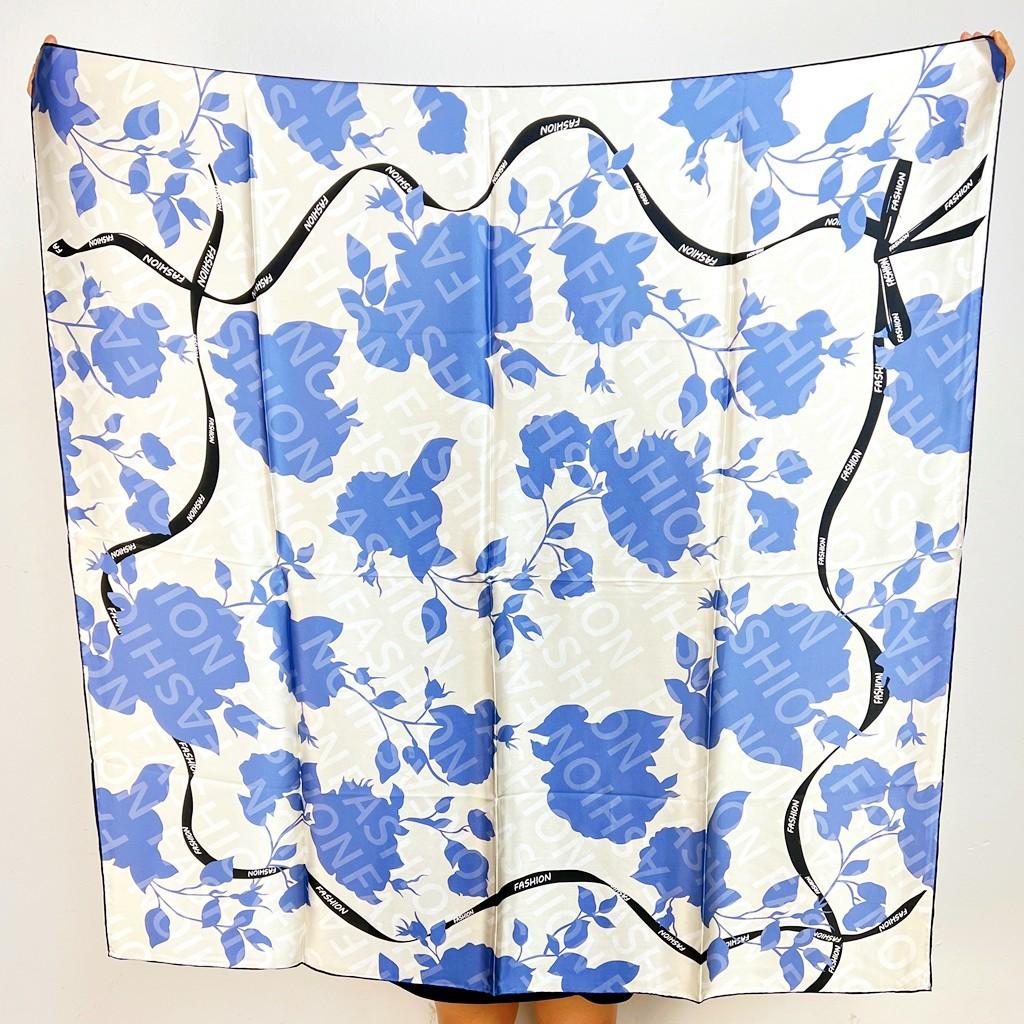 Glazed Ginkgo Silk Scarf Silk Women'S Spring And Autumn Mulberry Silk Scarf Air Conditioner Shawl Square Scarf