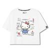 Cotton Breathable Childrens Tshirt 2026 Summer New Fitness HelloKitty Cartoon Printed Casual Parent Child Short Sleeve