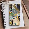 Volleyball Painted Phone Case For Samsung Galaxy A73,A21s,A22,A31,A52,A53,A71,A41Soft Black Shell