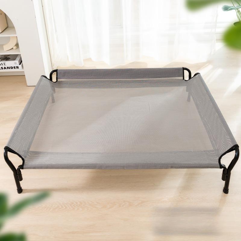 

Раскладушка для больших собак, спинка для средних и крупных собак, влагостойкая и дышащая, раскладушка для собак, раскладушка для кошек, съемная и моющаяся раскладушка для домашних животных S-75 * 60 * 30cm