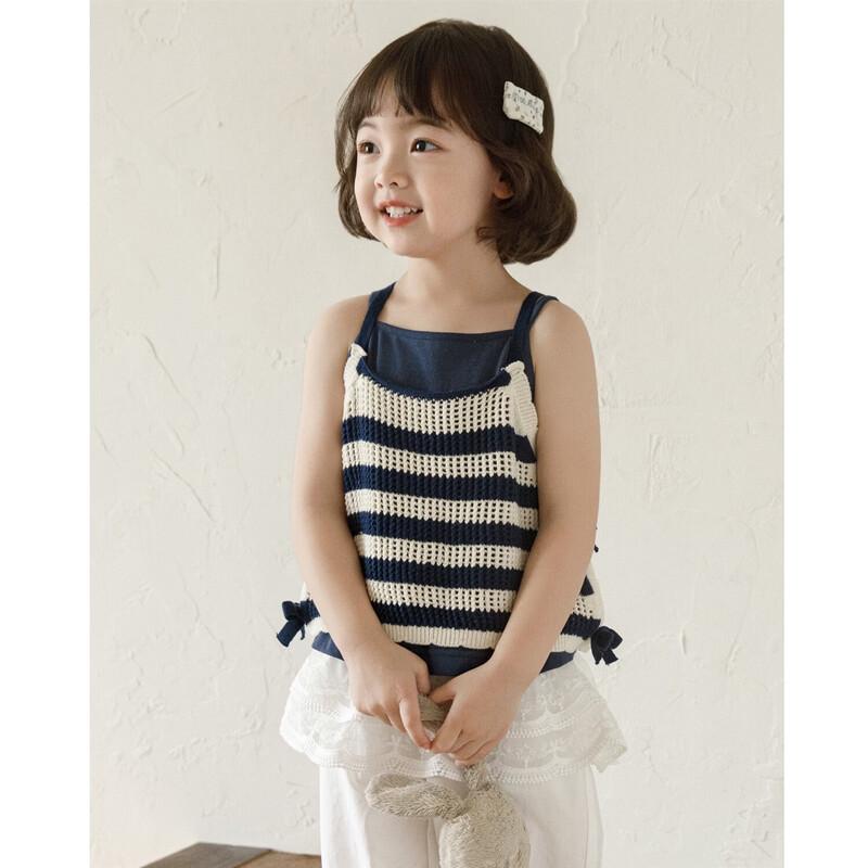 Yoyou Girls  Summer Mesh Knit Camisole Top 100