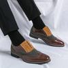 Men Derby Shoes Square Toe Lace-up Mixed Colors Shoes for Men with  Size 38-48 Dress Shoes Men