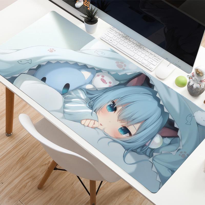 Nekoha Shizuku Extra Large Anime Mouse Pad with Precision Stitched Edges