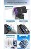 Gallium Nitride Multi-functional Charger with Retractable Cable for Huawei & Apple Devices