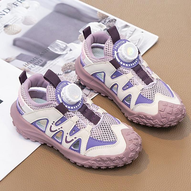 

Летняя новая детская пляжная обувь, повседневные сандалии с вырезами для мальчиков и девочек 36 розовый