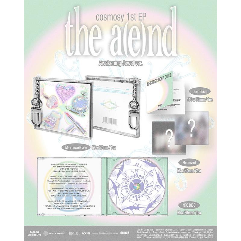 [Pre-order] cosmosy 1st EP album - [the a(e)nd] NFC Mini Jewel Ver.