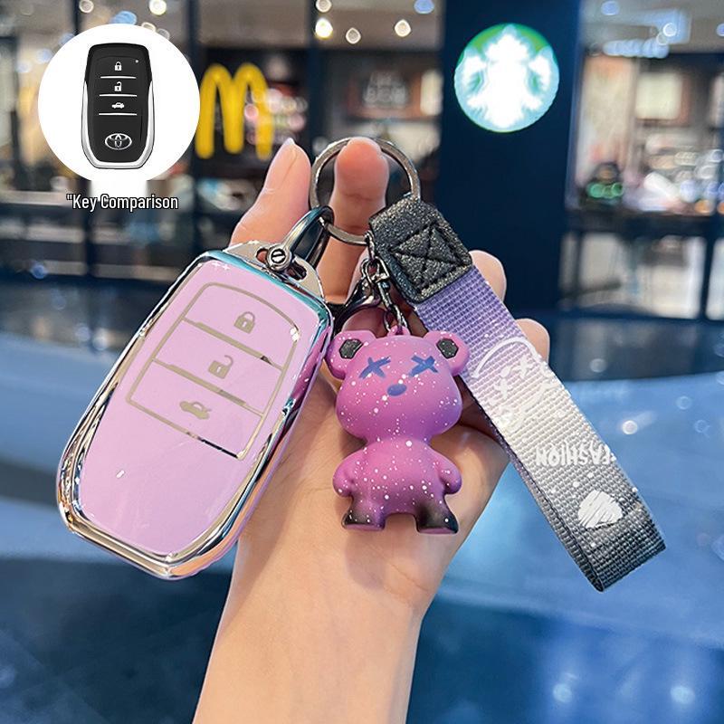 Toyota Schlüsselabdeckung Kompatibel mit Corolla, Camry, Levin, RAV4, Venza, Avalon und Fenglanda