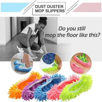 Mop Pantofle Lazy Floor Polishing Čištění Ponožky Boty Mopping Pantofle Kryt