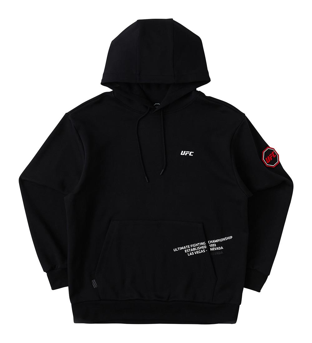 Ufc Sports Ufc Square Hoodie Black U1Swt1102Bk Bk/M