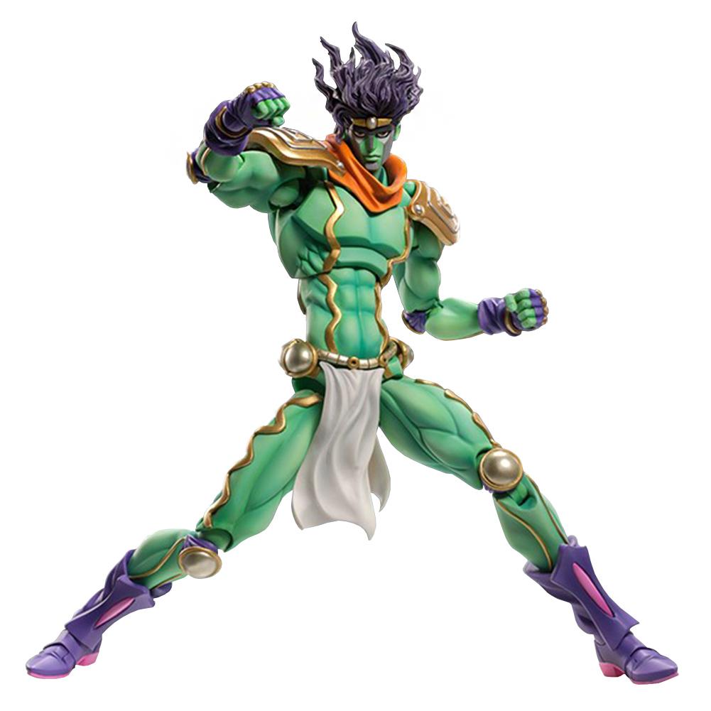 Anime jojo Figur Kujo Jotaro Actionfigur Star Platinum Figur Stehende Pose Statue Großes Spielzeug Sammlermodell Puppe Geschenke