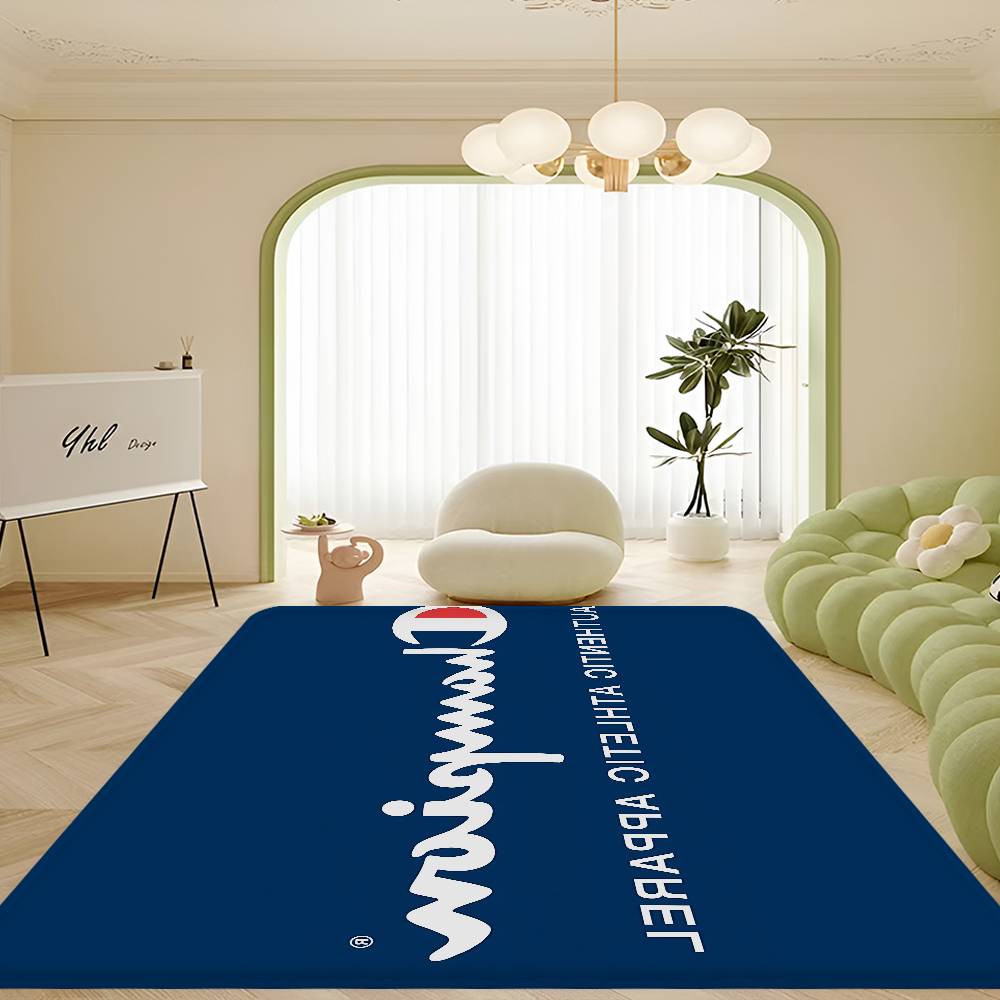 C-Champion brand logo Floor Mat Rectangle Anti-slip Home Soft Badmat Front Door Indoor Outdoor Mat el Decor Mat