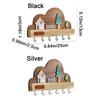 No-Drill Key Storage Hanging Hook Solid Wood Coat Rack Practical Door Wall Hook  Home Decor