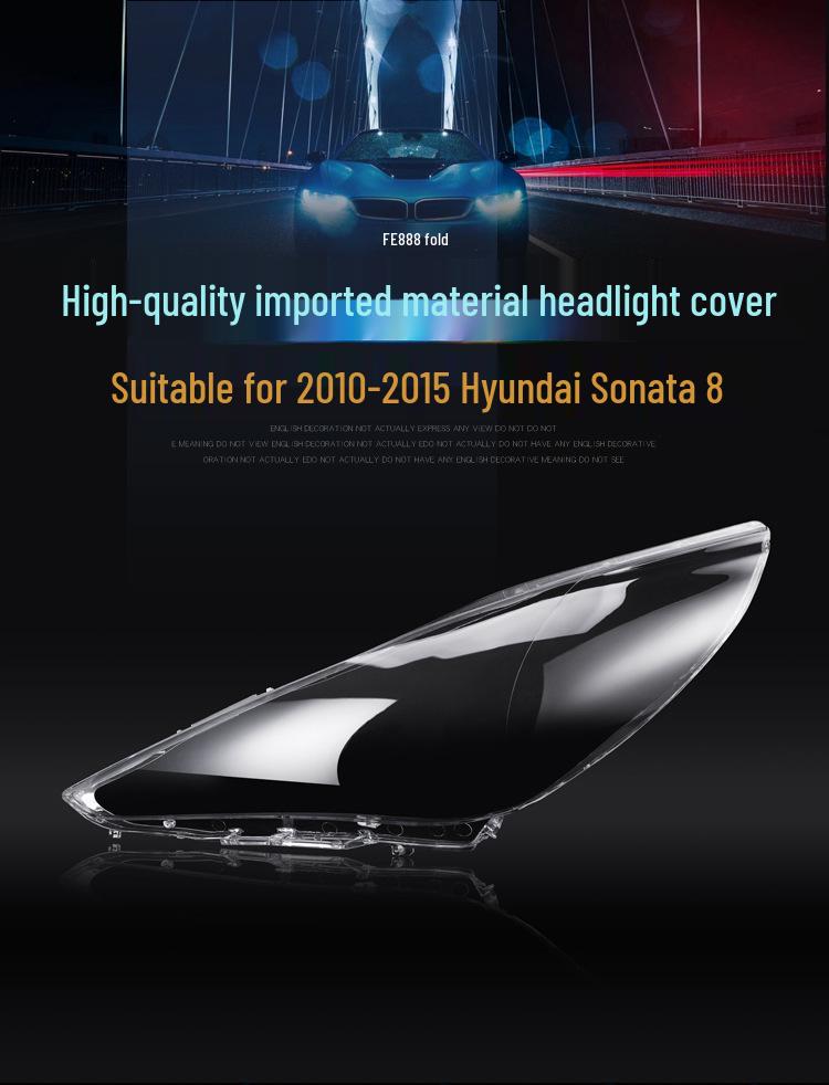 Hyundai Sonata 8th Gen (2010-2015) Headlight Lens Cover