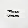 2023 Glossy Black Letters735i 740i 760i 735Li XDrive Emblem for BMW New 7 Series Car Fender Trunk Rear Car Logo Sticker Tx2