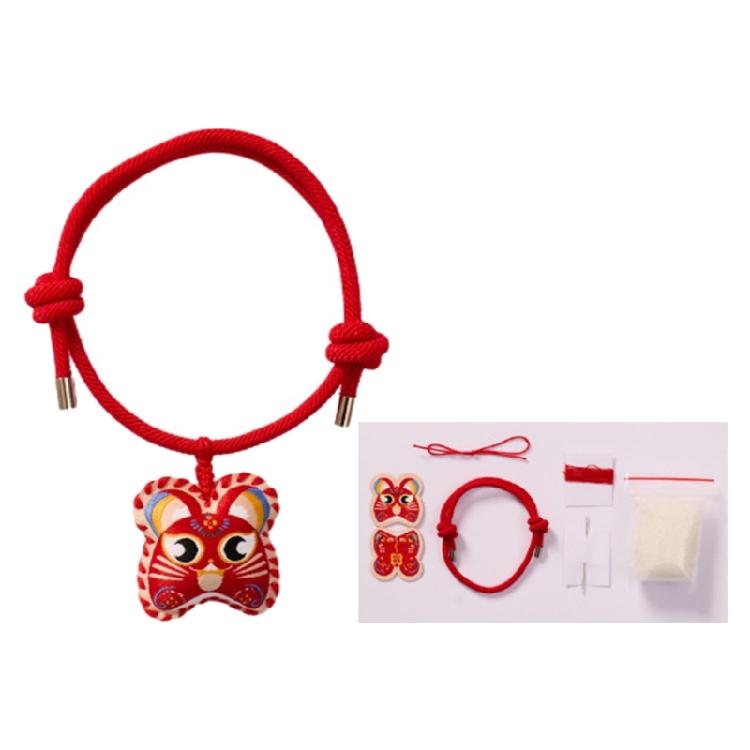 

Fun and Educational Handcrafted Bracelet Kits for Children Encouraging Creative Expression Woven Red Rope