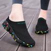 Women's Sandals Backless Walking Sneakers Summer Slip-on Mule Socks Shoes Closed Toe Slippers Men Clogs Plus Size