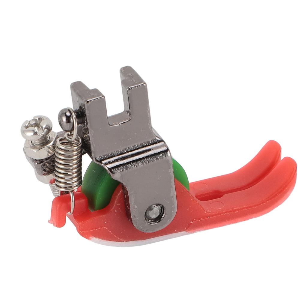 Narrow Rolling Presser Foot PTFE Coating Plastic Roller Foot for Flat Bed Sewing Machine Thick and Thin Fabric Universal