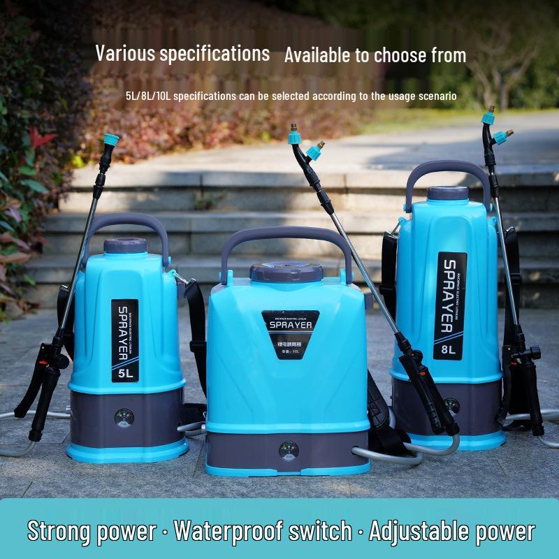 Lithium Battery Backpack Smart Sprayer: High-Pressure Electric Pesticide Sprayer for Gardens