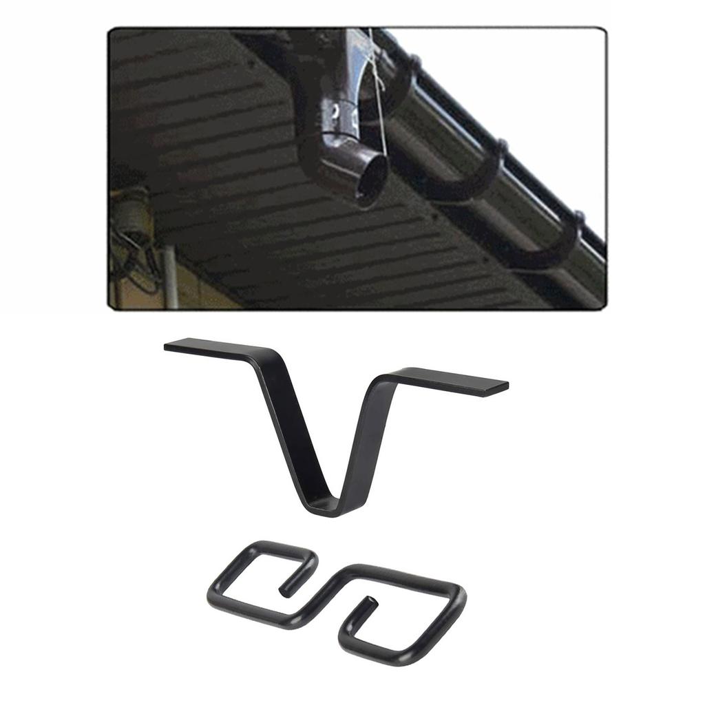 Weather Resistant Rain Chain Hook Sturdy Rain Chain V Hook System Accessories for Gutter Outlets with Decorative Touch