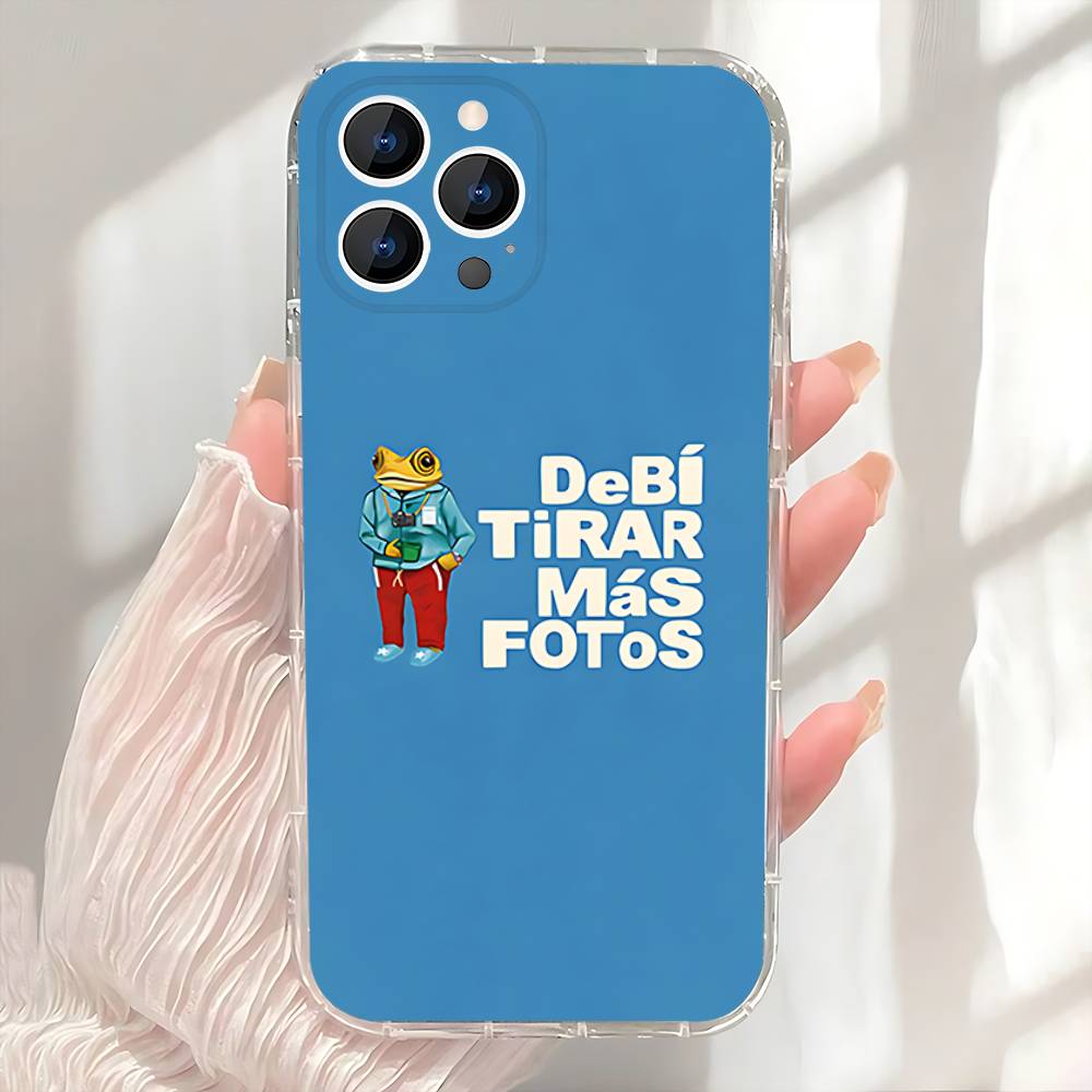 D-DtMF B-Bad B-Bunny Etui na Telefon Dla iPhone 17,16,15,14,13,12,11 Pro,Max,Plus,X,XS,XR,SE4,E Mini Przezroczyste Miękkie Pokrowiec