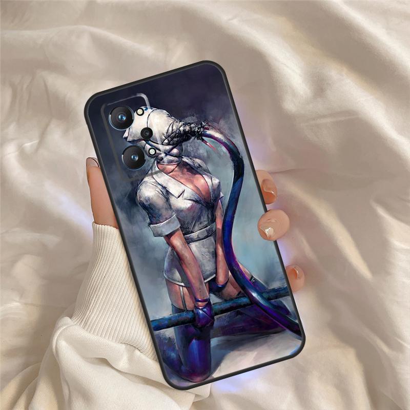

Silent Hill Nurse Case For Realme C55 C71 C75 C61 C53 C33 C63 C51 C65 C67 11 12 13 14 15 Pro Plus GT6 GT7 Pro Realme GT7 Pro