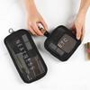Travel Pouch Makeup Bag Wash Toiletries Organizer Bag Mesh Cosmetic Storage Bag